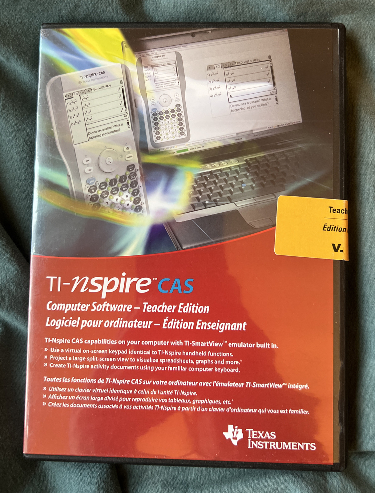 TI-Nspire CAS Computer Software - Teacher Edition 