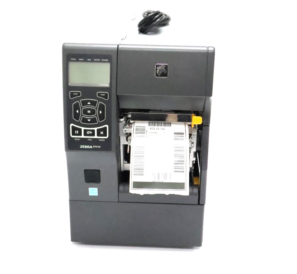 Zebra ZT41042-T410000Z Industrial Monochrome Thermal Label Printer w/Cable "READ