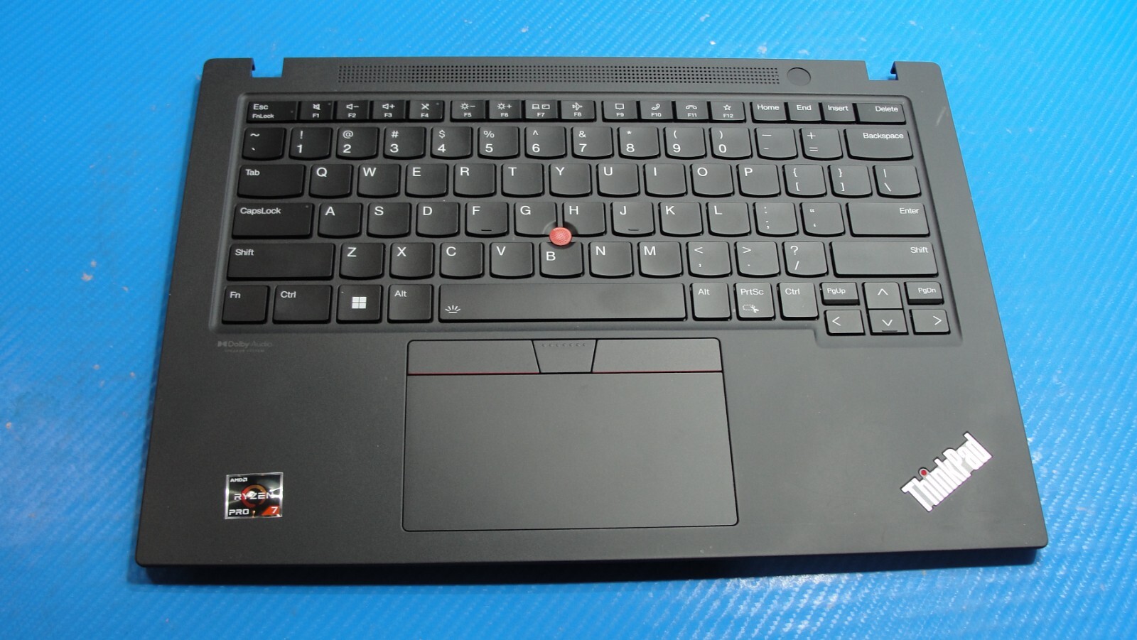 Lenovo ThinkPad T14s Gen 3 14" Palmrest w/Touchpad Keyboard Backlit AM2DU000100