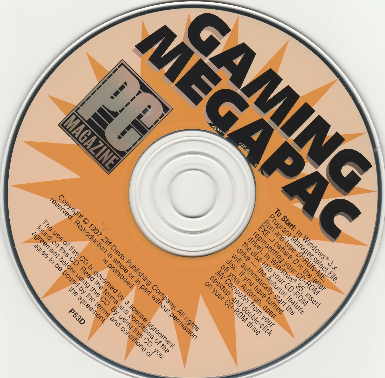 Gaming MegaPac by PC Magazine ~ 1997 ~ CD-ROM