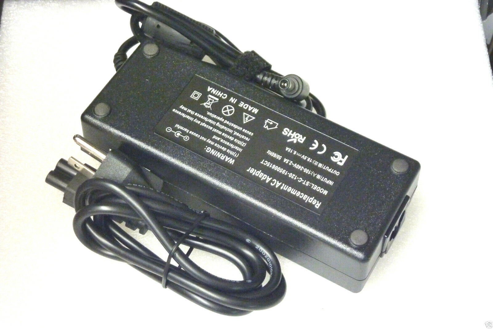 19.5V 120W Charger AC Adapter Power Supply Cord For Sony VGP-AC19V45 VGP-AC19V15