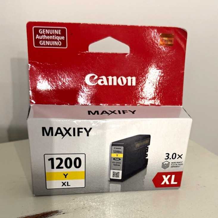Canon Original Genuine MAXIFY 1200 XL Yellow XL Ink Cartridge
