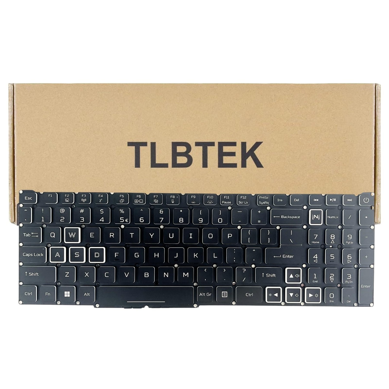 Backlight Keyboard Compatible with Acer Nitro 5 AN515-45 AN515-46 AN515-47 AN...