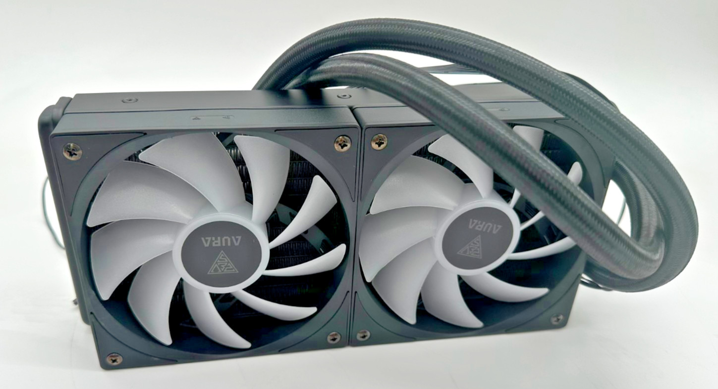 GAMDIAS AURA AMD GL240 V2 ARGB 240MM AIO LIQUID CPU COOLER /GOOD
