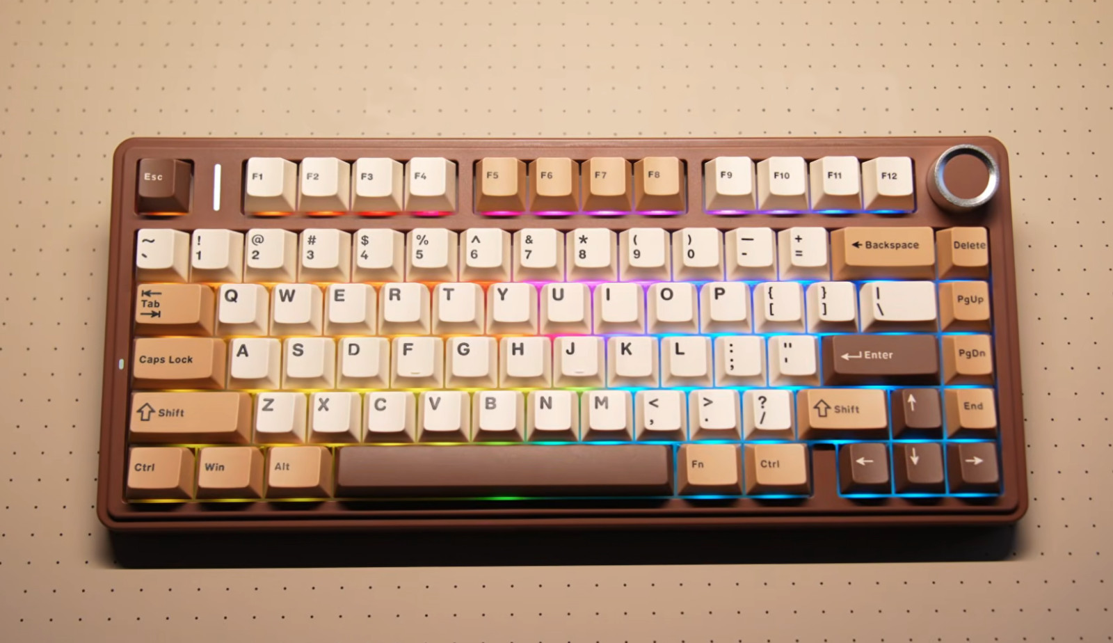 Muted + Thocky Aula F75 | Custom Modded 75% Wireless/Wired Keyboard