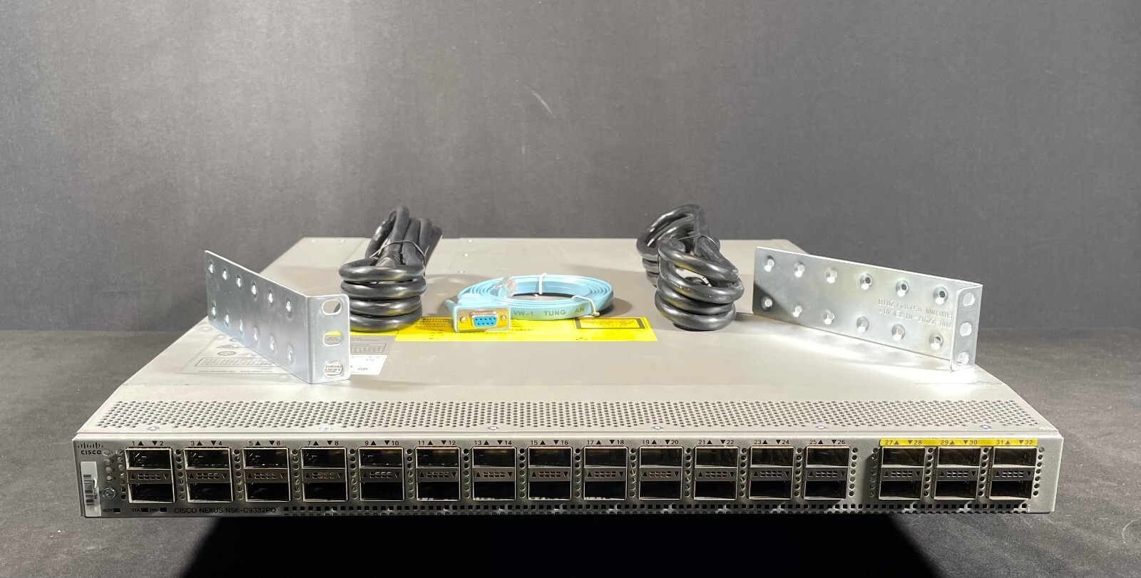 Cisco Nexus N9K-C9332PQ 32 Port QSFP 40G Managed Switch w/2x AC-Fast Shipping