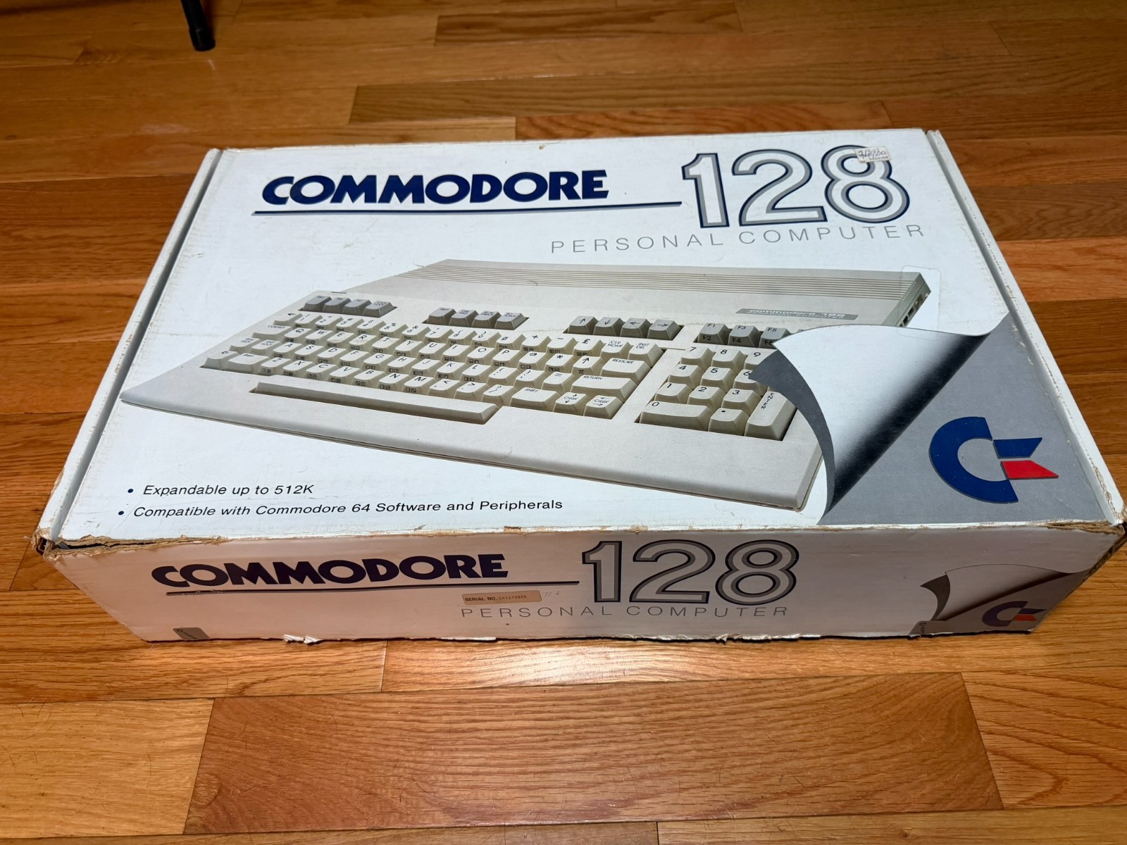 ** Commodore 128 Computer w/ Power Supply, Manuals, Box
