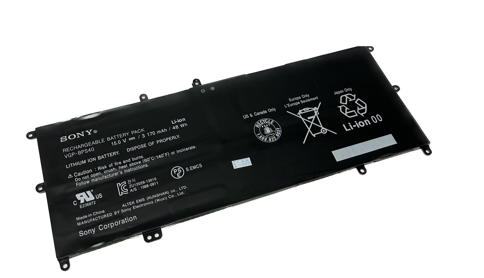 New Genuine VGP-BPS40 Battery for Sony VAIO Flip SVF 15A SVF15N17CXB 14A SVF14N