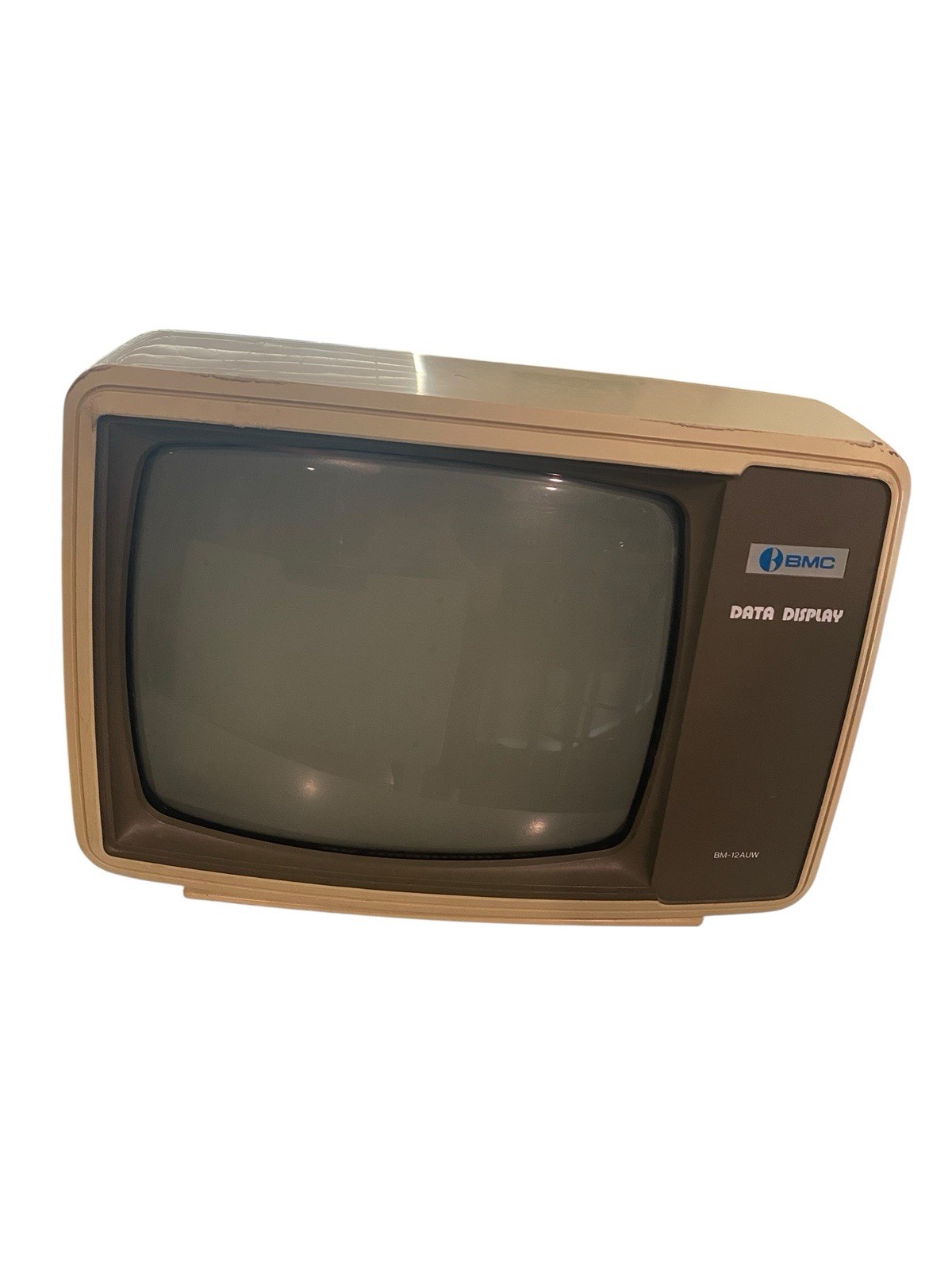Vintage BMC Data Display BM-12AUW 1980s Monochromatic Display Monitor Screen
