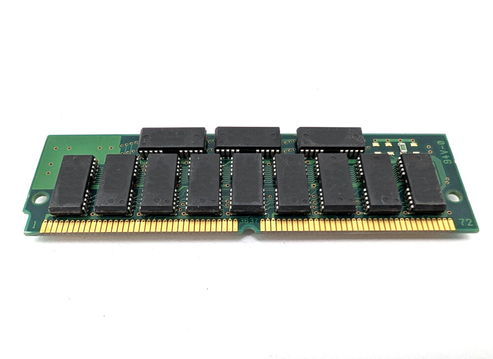 MC-421000A36FJ-70 4MB PS/2 FPM RAM 1Mx36 72-pin Single Sided NEC Memory Parity