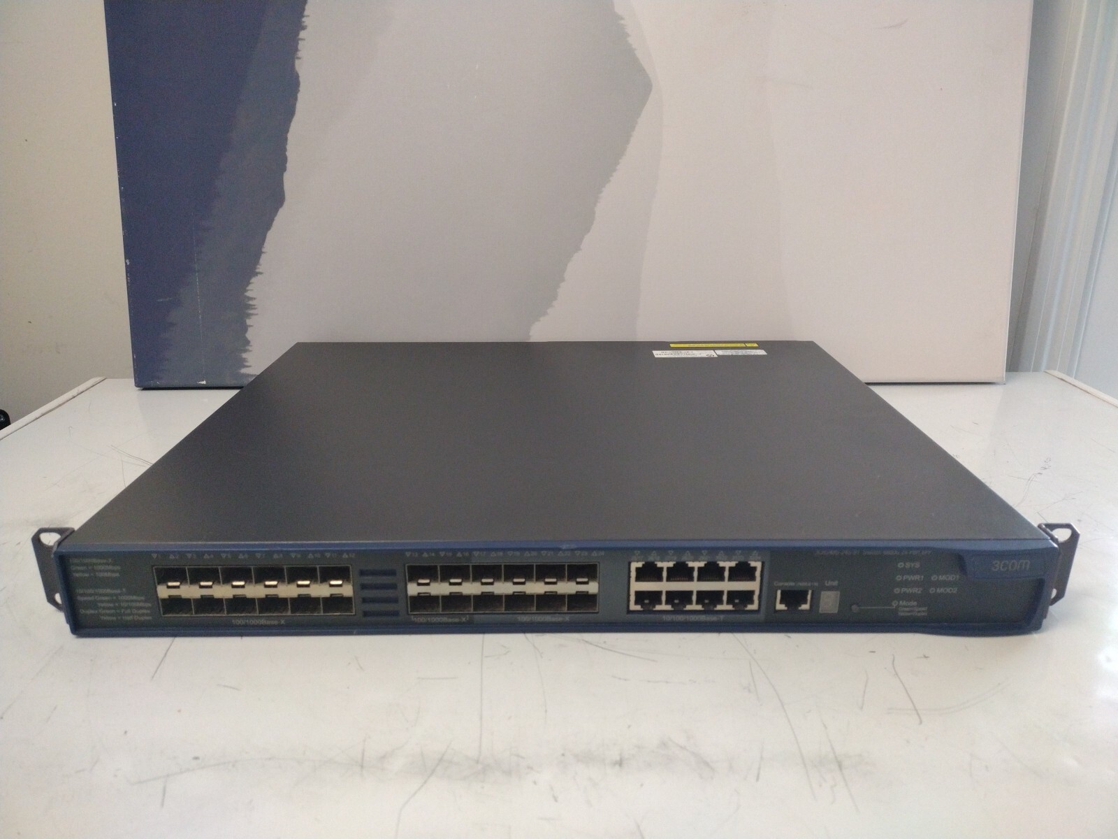3COM 3CRS48G-24S-91 3CRS48G 4800G 20-Port Gigabit Ethernet Switch (No Power Supp