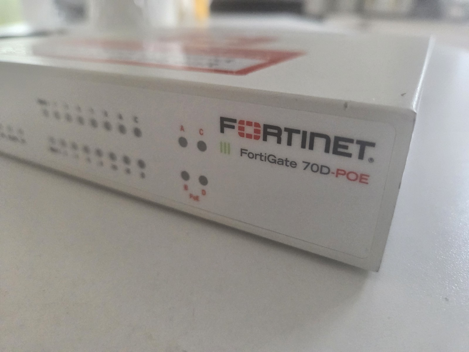 Fortinet FortiGate Firewall FG-70D-POE w/ AC