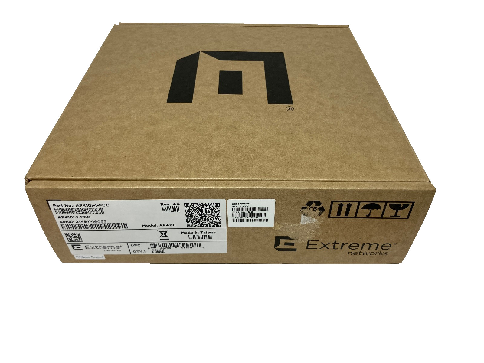 Extreme Networks AP410i AP410I-1-FCC Wi-Fi 6 802.11ax Tri-Radio Access Point NEW