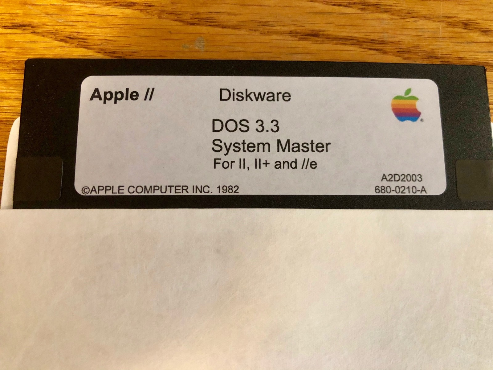ProDOS 8 2.4.2 / DOS 3.3 Combo / Apple II, IIe, IIc, & IIgs Computers