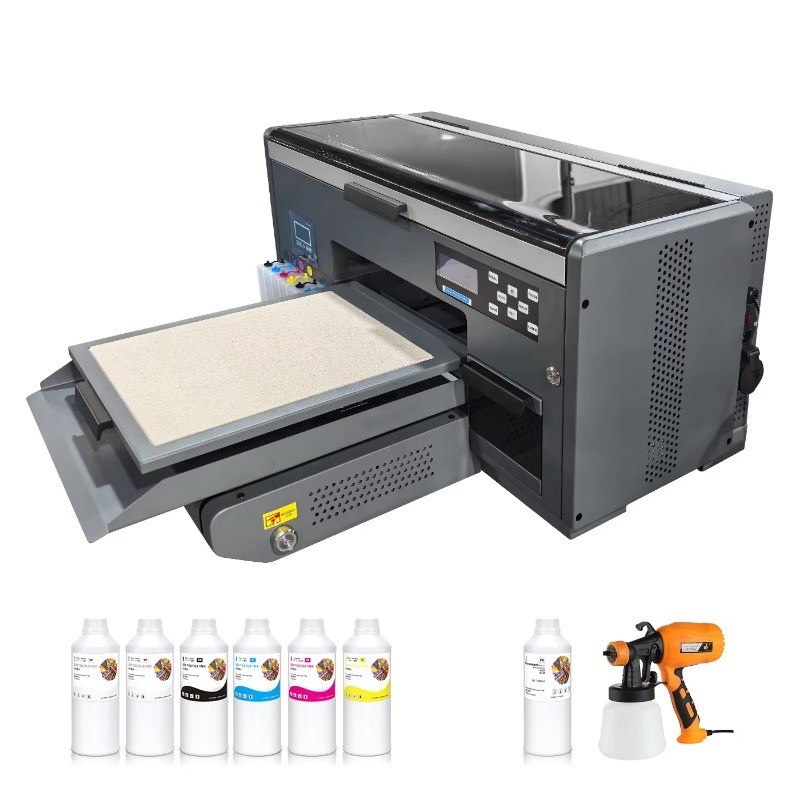 A3 Flatbed DTG Printer with for Epson 4720 Print Head Direct-to-Garment Printer