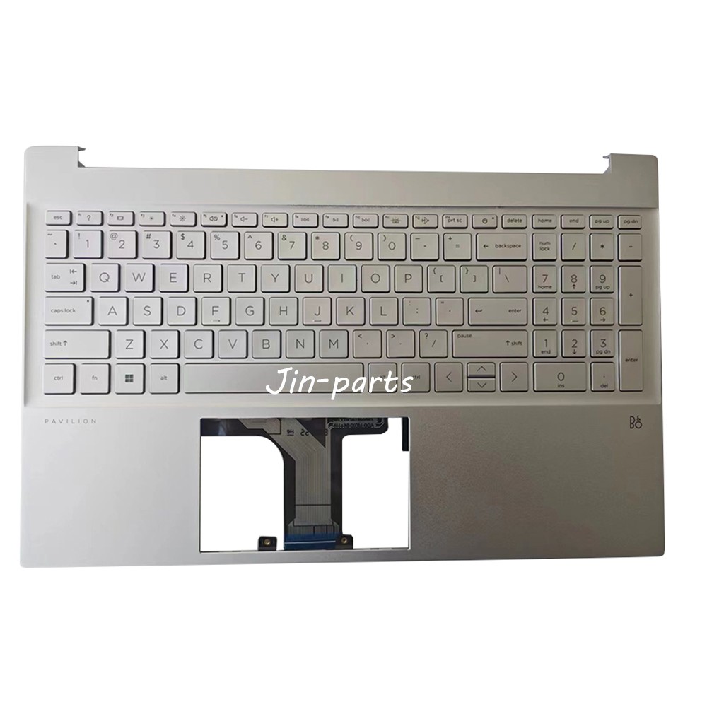 Silver For HP 15-EG 15-EH Palmrest W/Backlit Keyboard Touchpad M08912-001 US