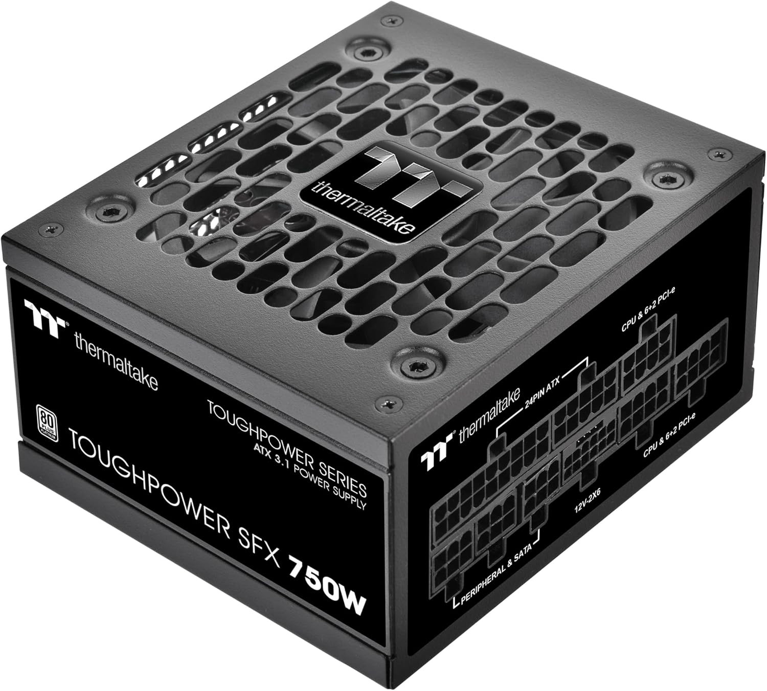 Toughpower SFX 750W 80Plus Platinum ATX 3.1 Standard Power Supply; 300W 12V-2X6