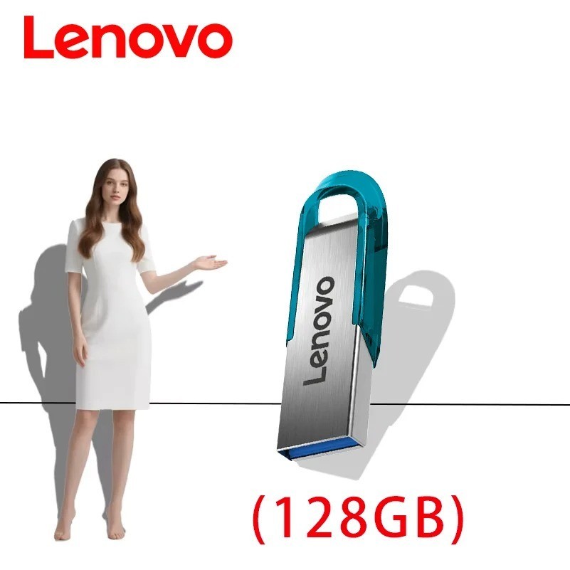 Lenovo 2TB USB 3.0 Flash Drive Metal Drive Flash Memory Stick Data Storage.