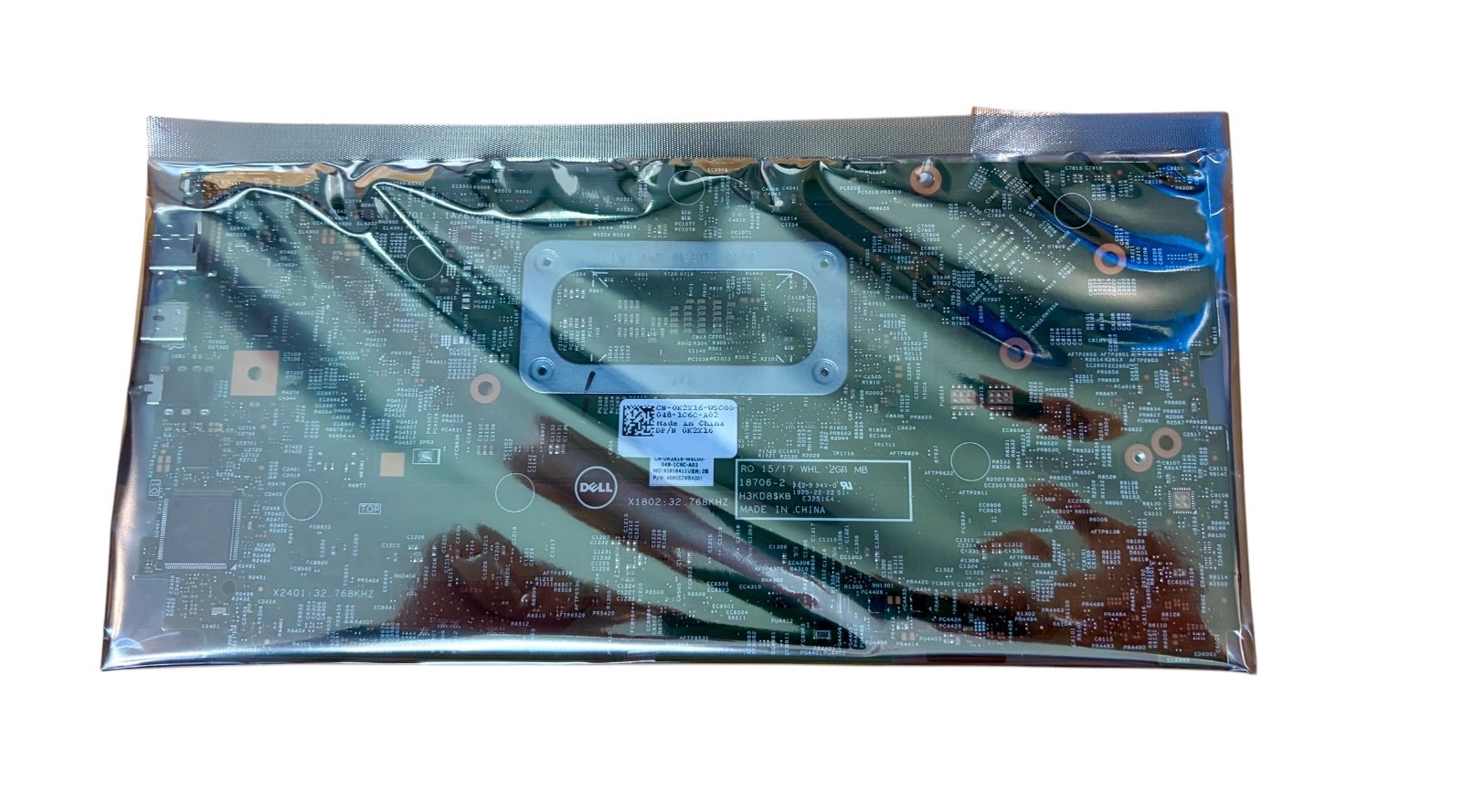 GENUINE DELL INSPIRON 15 7586 INTEL CORE I5-8265U CPU LAPTOP MOTHERBOARD K2X16