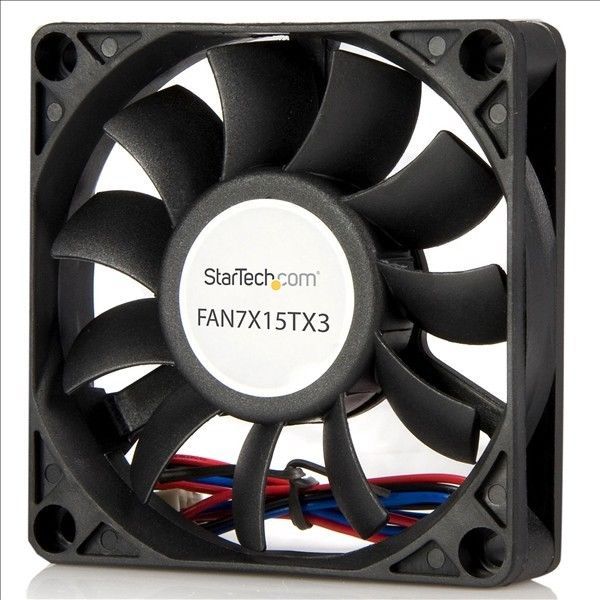 Startech 70mm x 15mm Ball Bearing Computer Case Fan FAN7X15TX3 with screws