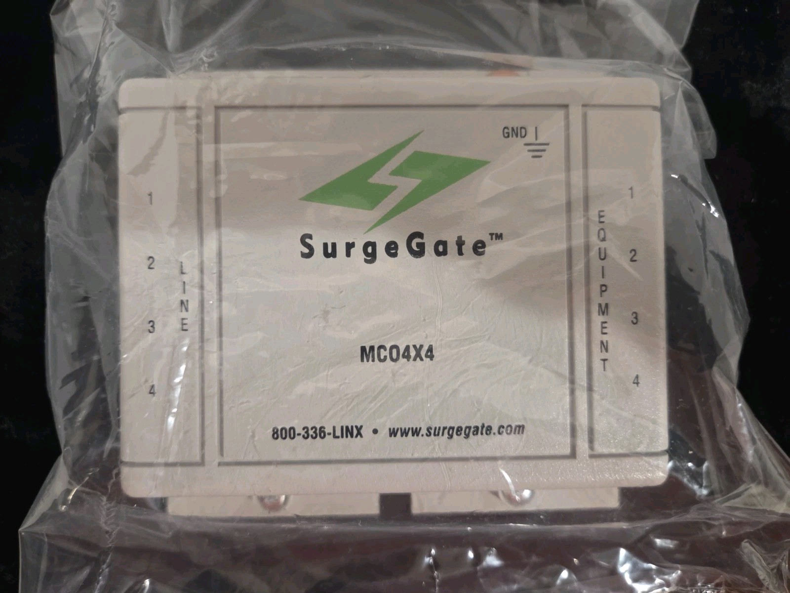 ITW Linx SurgeGate MCO4X4 Secondary Telecom Surge CO Line Surge Protector NIP