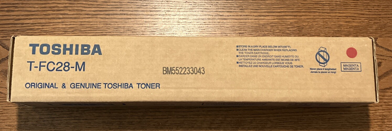 BRAND NEW IN BOX Toshiba T-FC28-M Magenta Toner Cartridge OEM (23% Off) READ