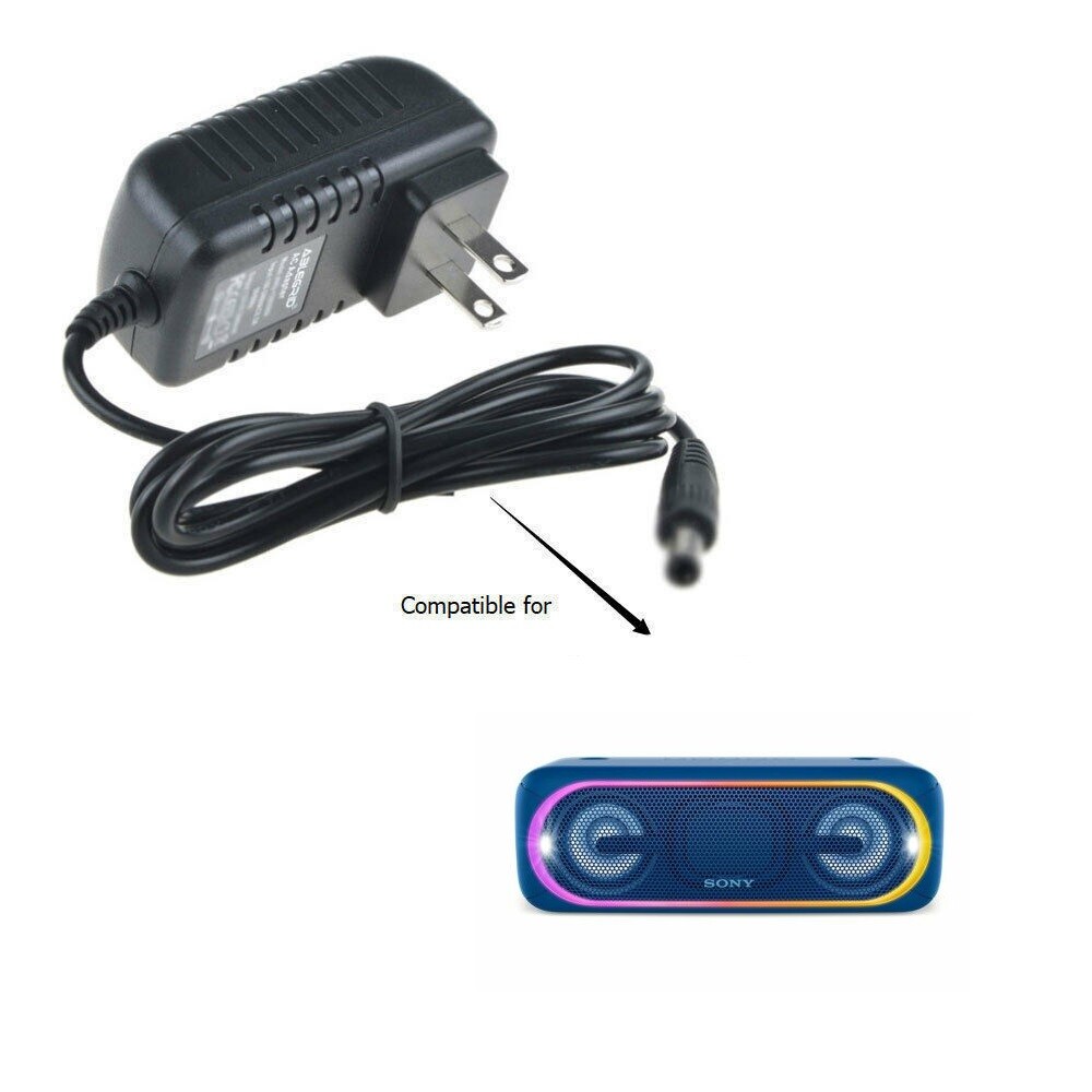 AC-DC Power Adapter For Sony SRSXB40 Portable Wireless Speaker Charger