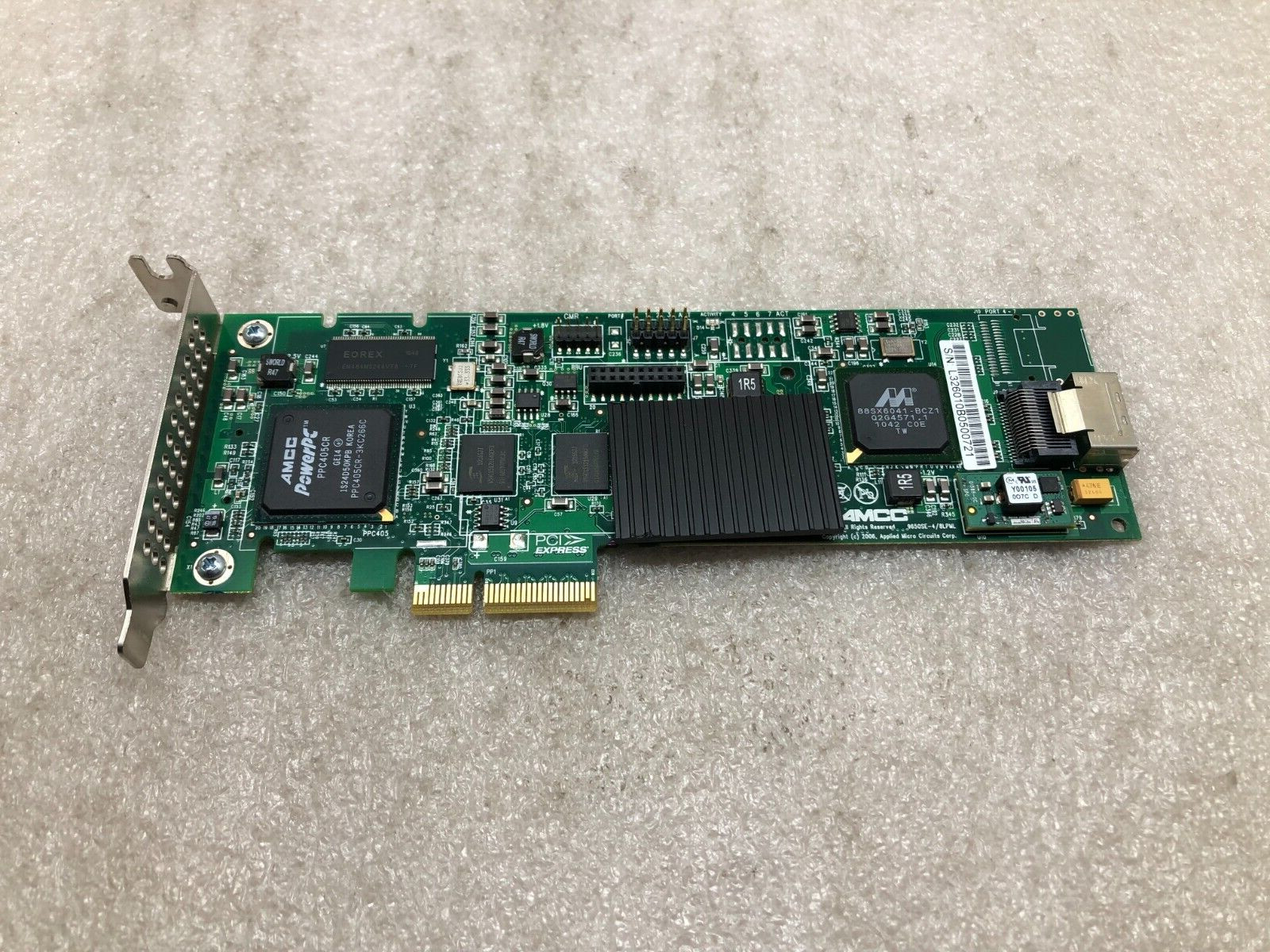 AMCC 3ware 9650SE-4/8LPML PCIe 4-Port SATA II Controller RAID Card Low Pro F S/H