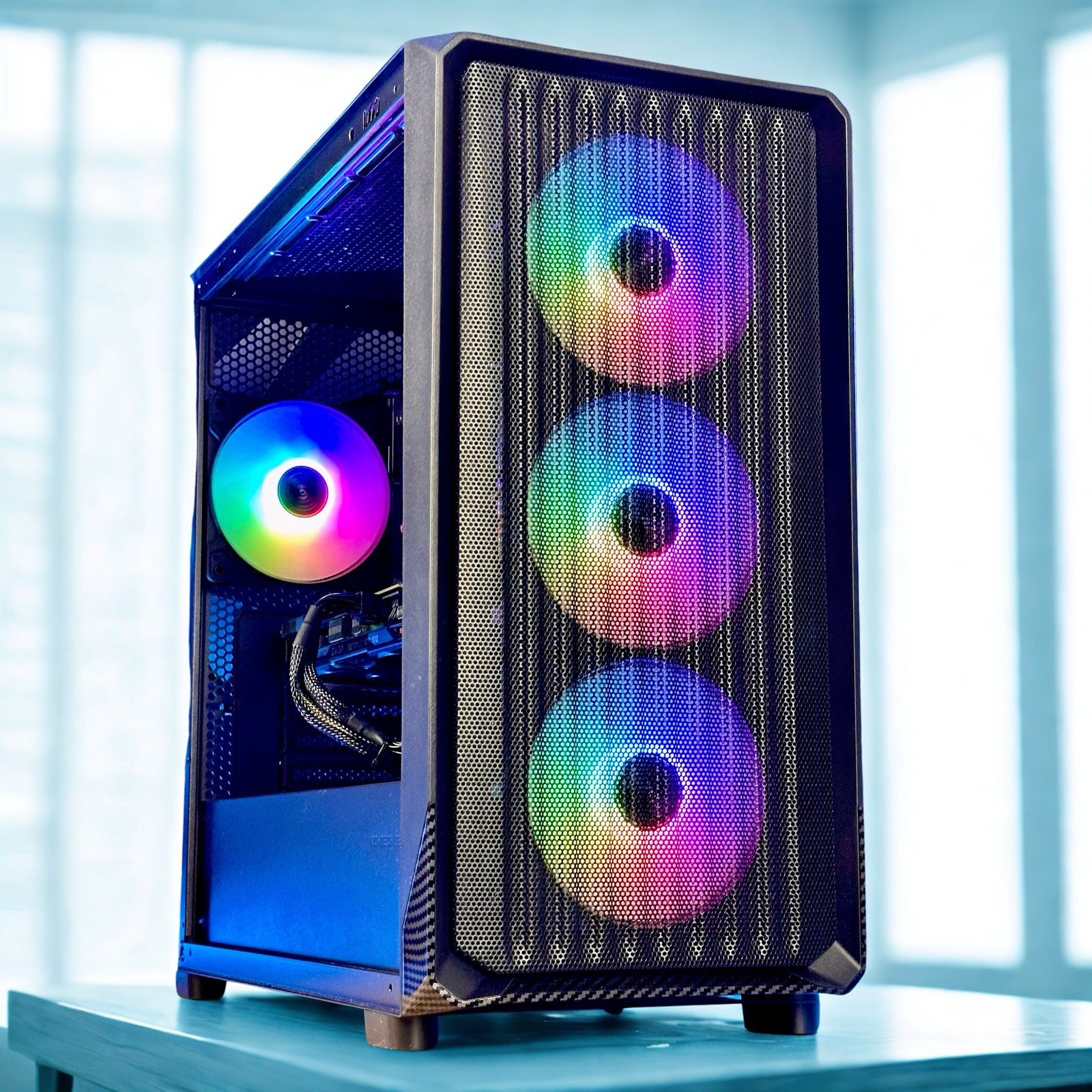 Custom Gaming PC RGB Desktop Intel i7 PC 32 GB 1TB SSD Nvidia GTX 1660 Super