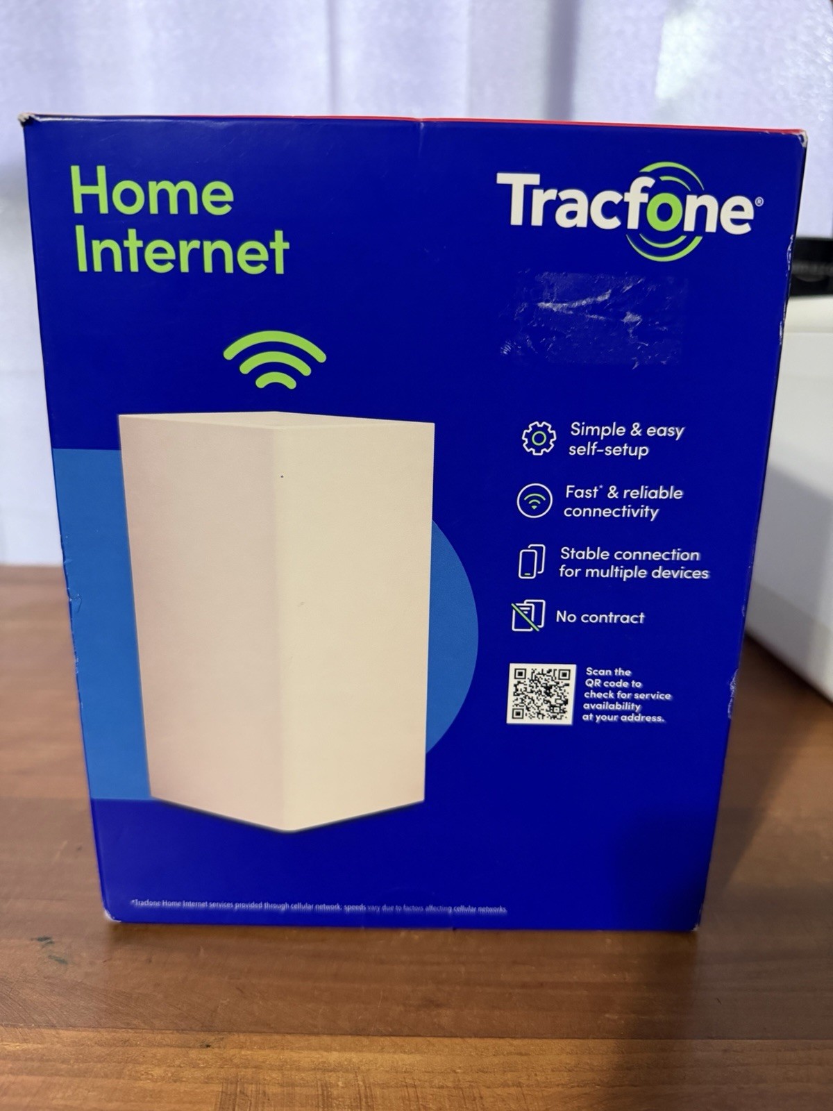 Tracfone Home Internet Router 5G LTE White FWF100V5L Foxconn All-in-One NEW