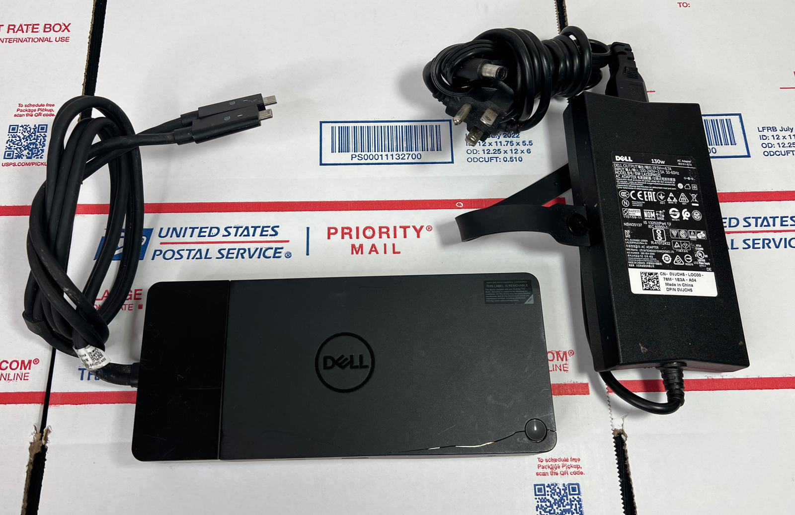 Dell WD19DC K20A Performance Docking Station USB-C w/ 130AC * AS IS - READ FULLY
