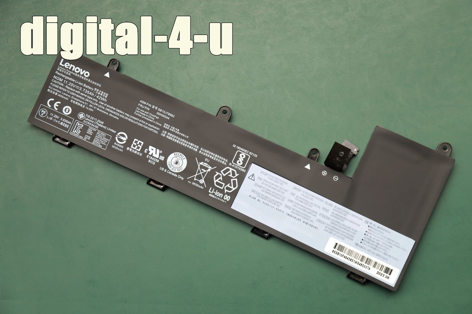 Genuine 00HW042 00HW043 00HW044 Battery for Lenovo ThinkPad Yoga 11E 3rd Gen 11E