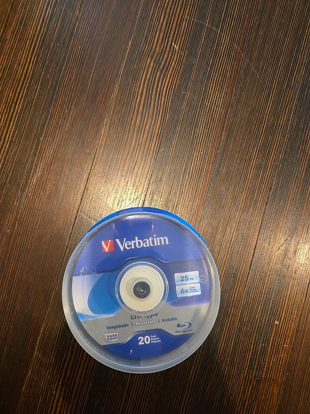 20 x DVD -Lot of 1 x 20 Spinde - New Verbatim BD-R LTH Type Hard Coat 