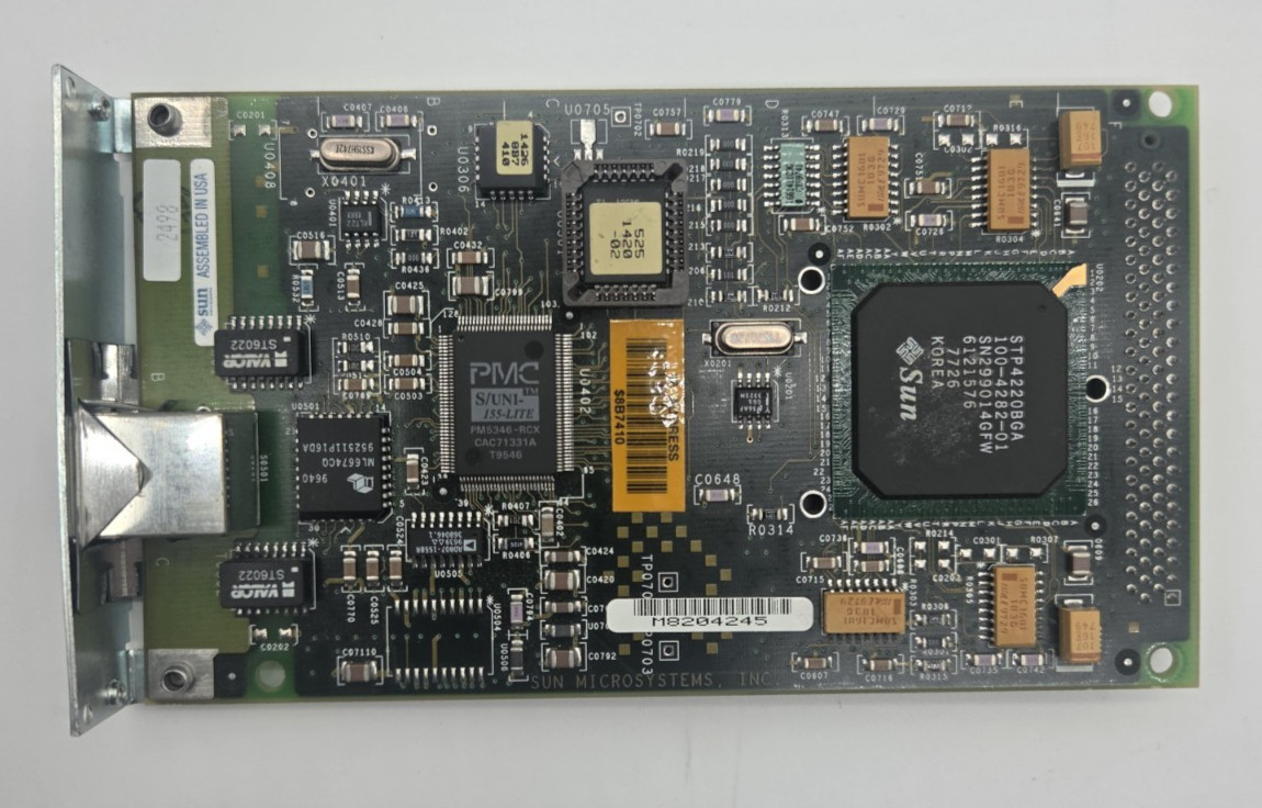 Sun Microsystems 501-2795 X1148A SunATM 155/UTP SBus ATM Network Adapter Card