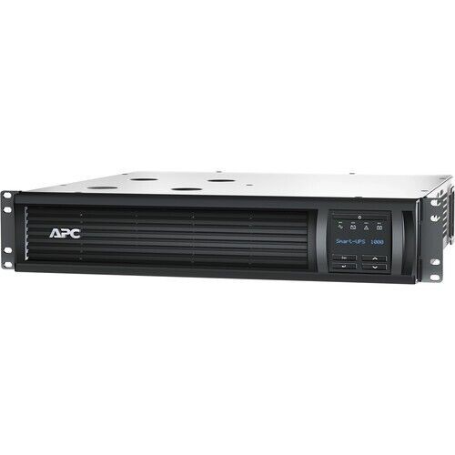 APC SMT1000RM2UC Smart UPS 2U Rack 6x NEMA 5-15R Outlets 1000VA 700W 680J Black
