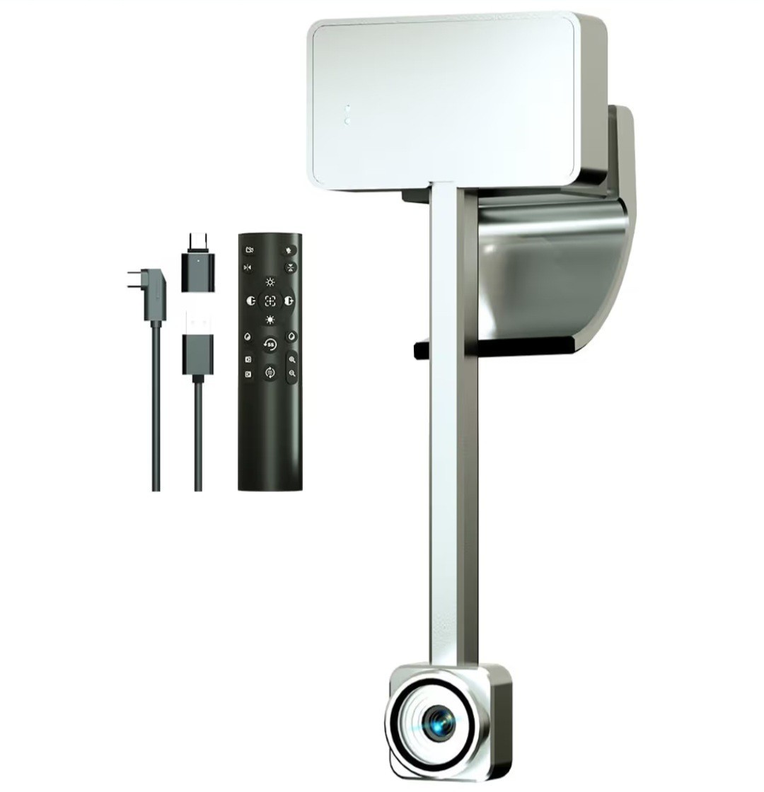 4K Webcam for PC Web Camera for Monitor with Remote 