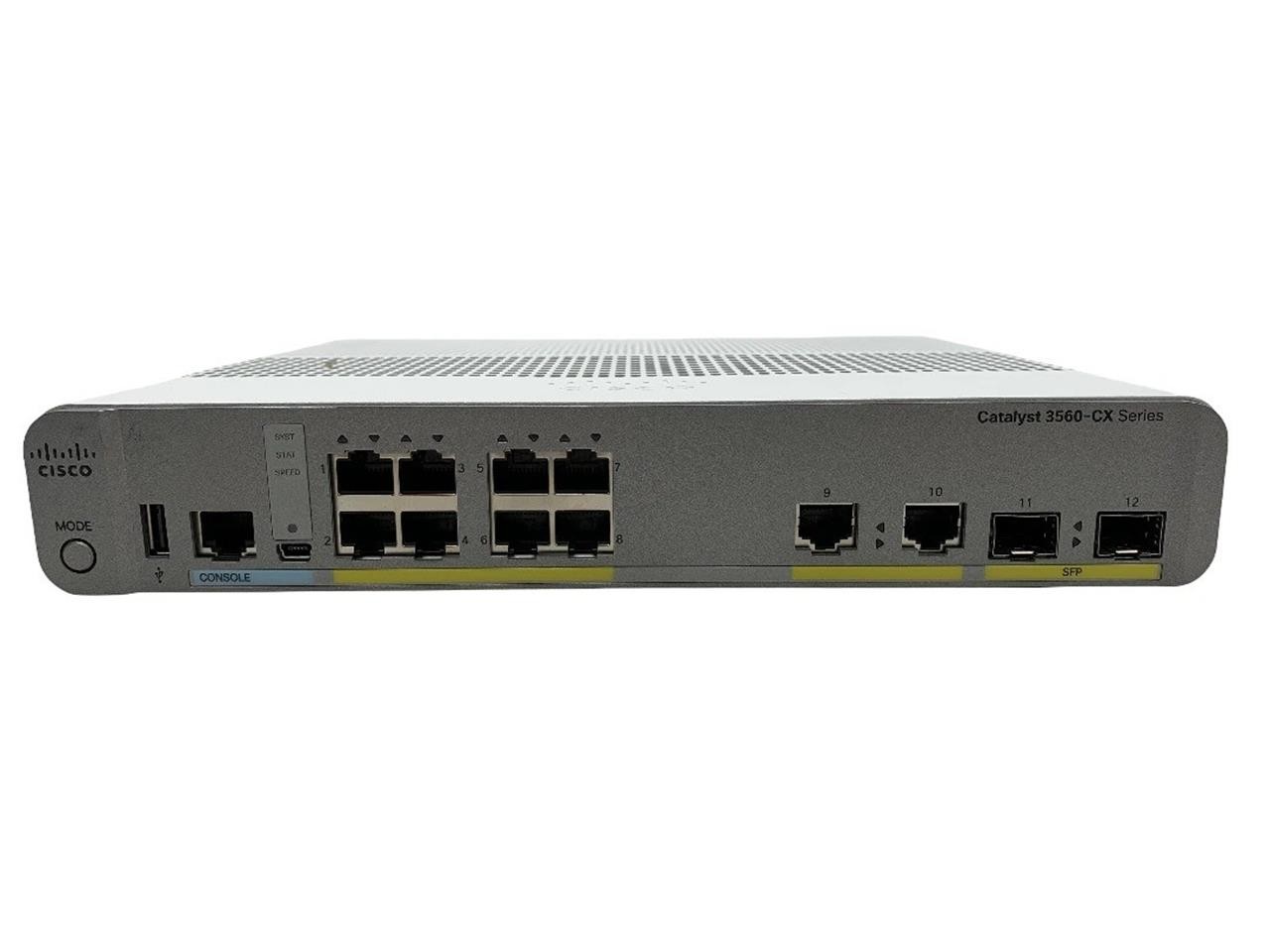 Cisco Catalyst 3560-CX Series WS-C3560CX-8TC-S V04 Compact Gigabit Switch