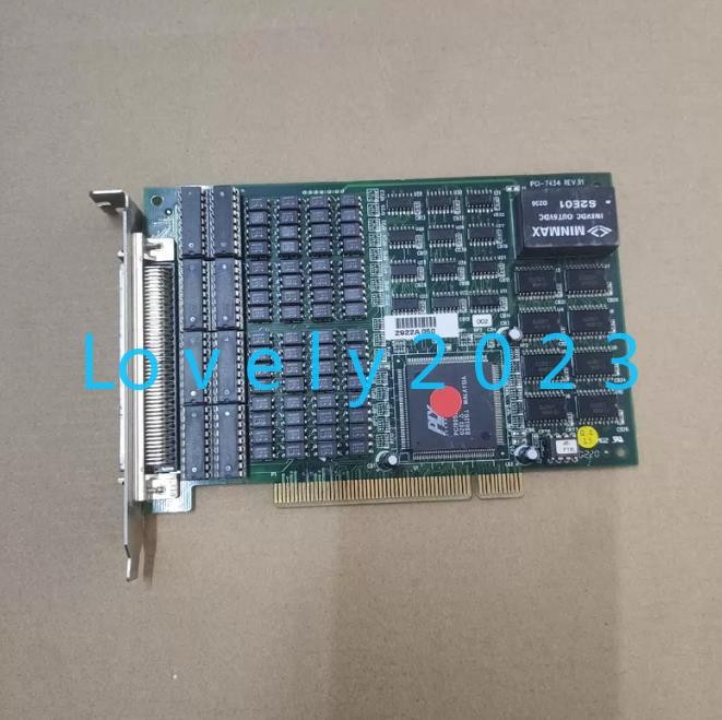 1pc used PCI-7434 REV B1 card