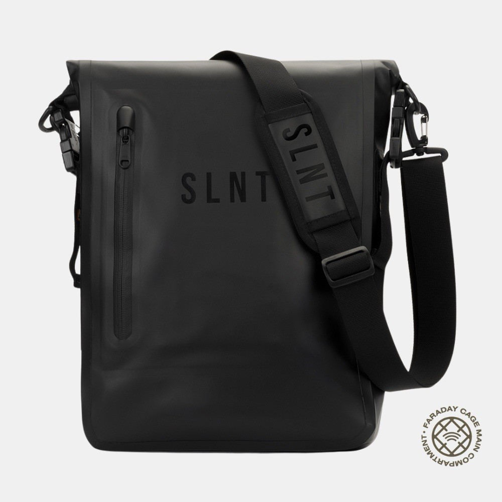 SLNT Faraday Laptop Dry Bag Waterproof Signal Blocking Sleeve Case Black