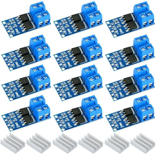 12Pcs MOSFET Switch Drive Module DC 5V-36V 15A (Max 30A) 400W