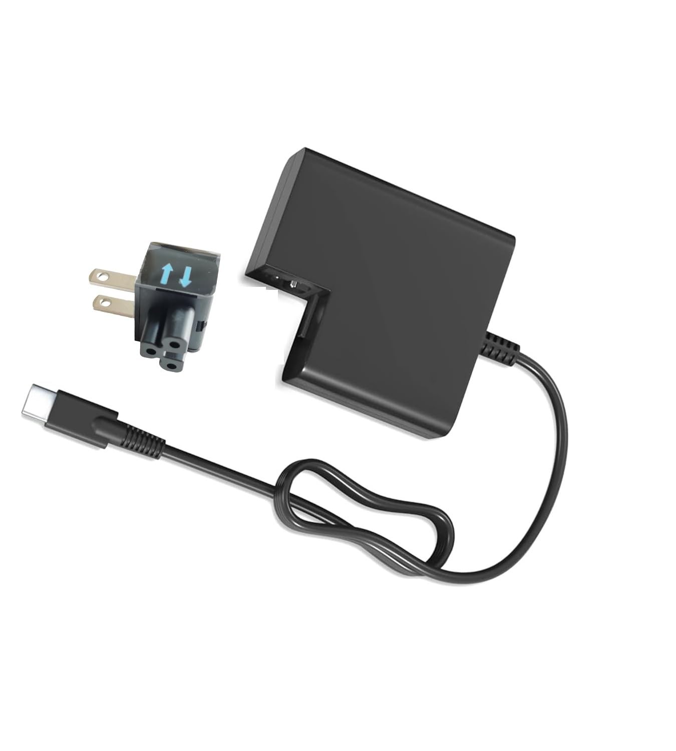 65W USB-Travel Power Adapter 65W for HP Laptop, USB PD Power Adapter, USB Pow...