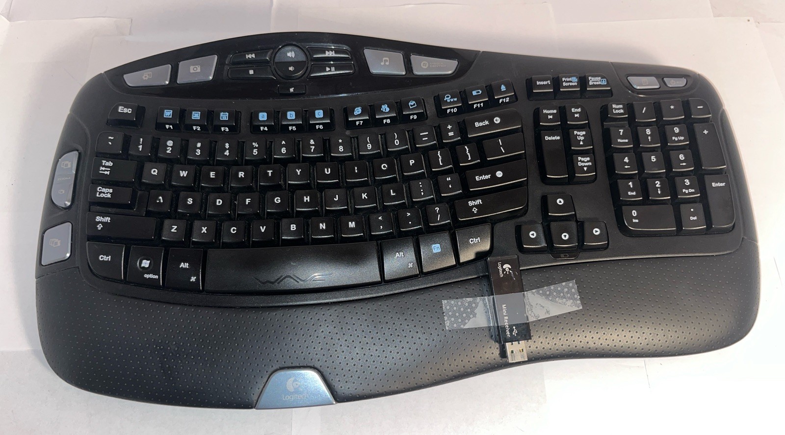 Logitech Wave Cordless Keyboard 640 000505 USED Y-RCP140