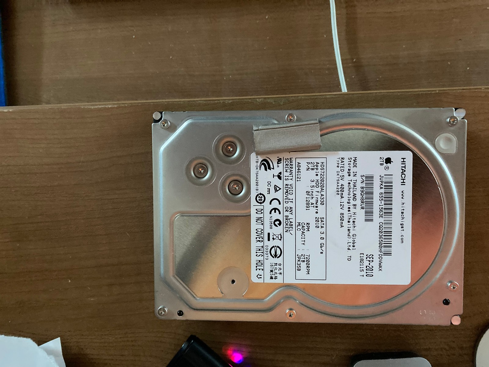 Hitachi 2TB Hard Drive 3gb/s