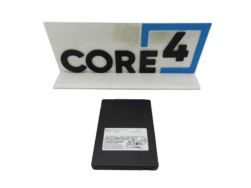 MICRON MTFDKCB1T9TDZ-1AZ1ZABYY 1.92TB NVME GEN4 U.2 7400 PRO 2.5in SSD