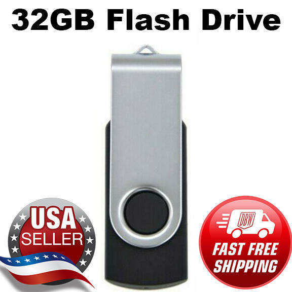 32GB USB Flash Drive // USB Memory Stick // USB Thumb Drive // Lot Discounts