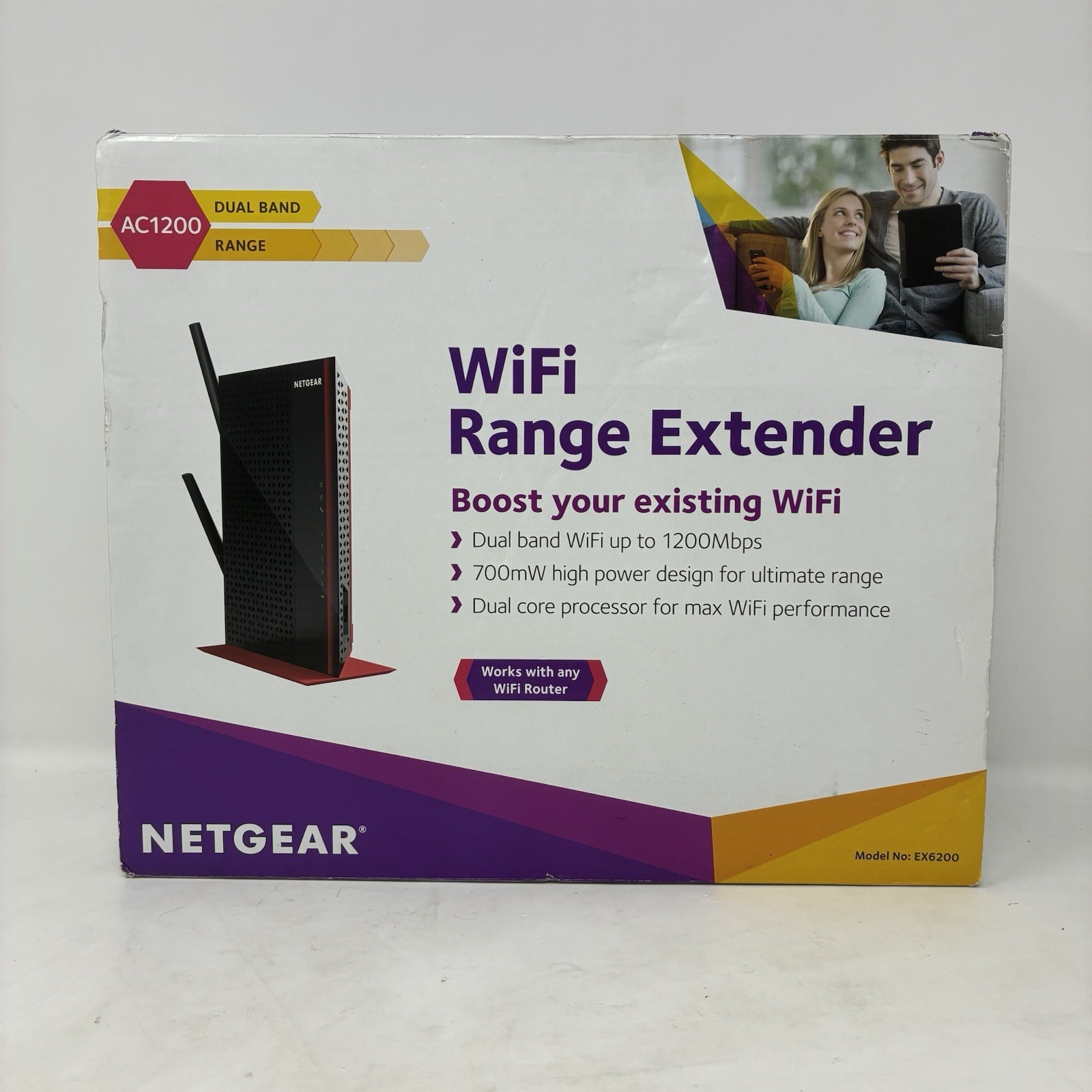 NETGEAR EX6200v2 AC1200 Desktop Dual Band Wi-Fi Range Extender