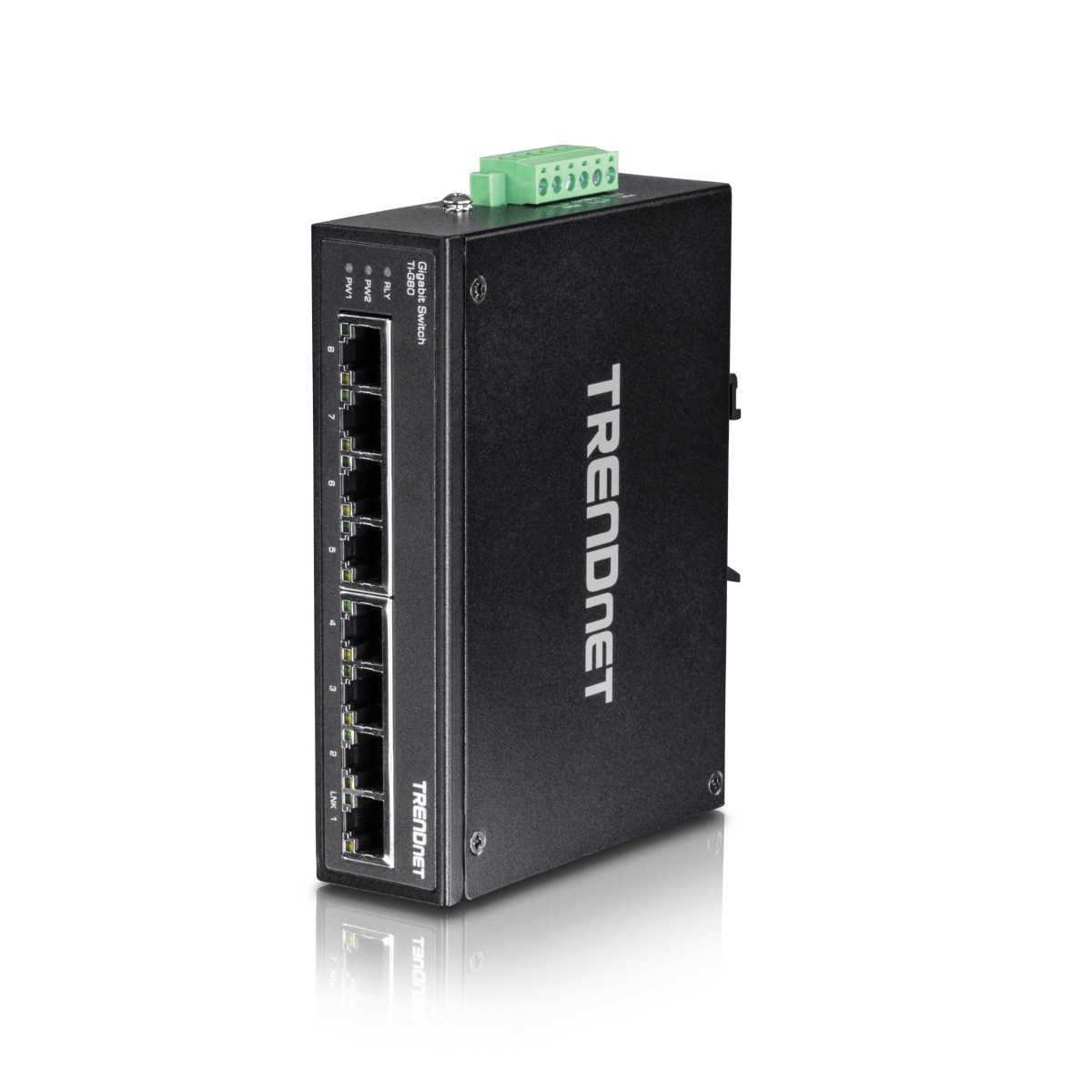 TRENDnet TI-G80 8-port hardened Industrial Gigabit Switch