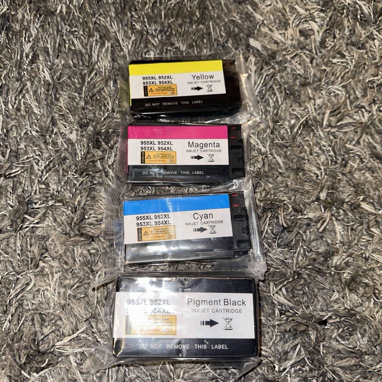 4 pcs Ink Cartridge for HP 952XL 953XL 954XL 955XL OfficeJet Pro 7740 8710 8715 