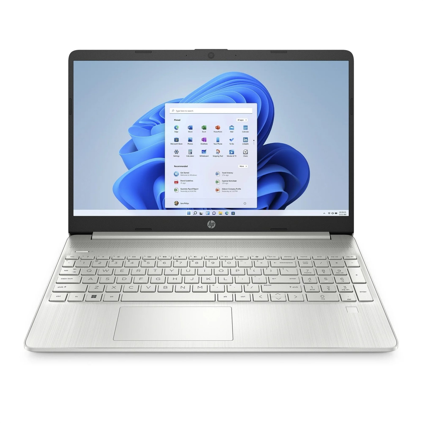 HP 15-DQ0000 15.6" 16GB 256GB, Natural Silver