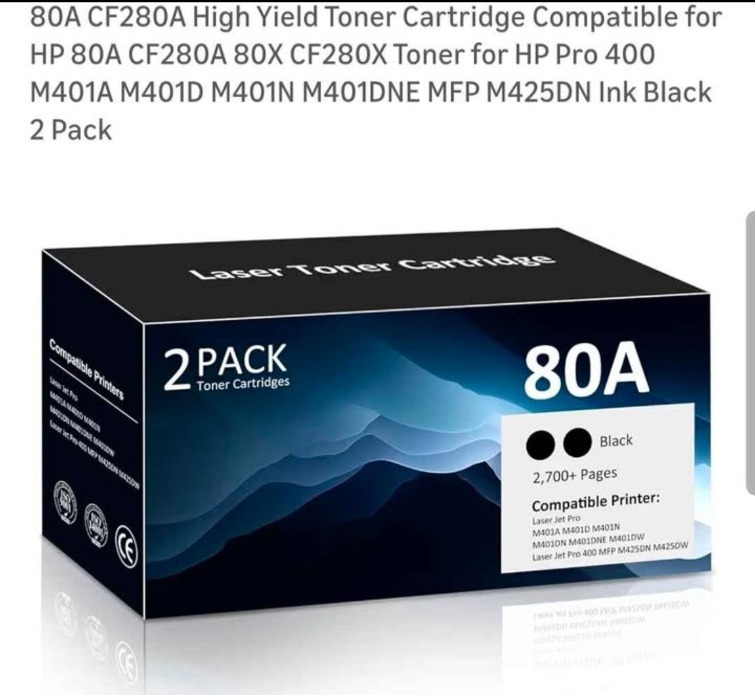 Office World Toner Cartridge 80A/CF280A